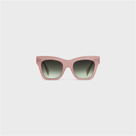 celine 4s004|CAT EYE S004 SUNGLASSES IN ACETATE .